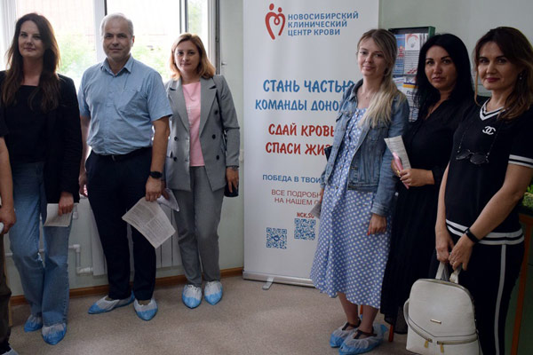 Специалисты Отделения ПФР по Новосибирской области вновь стали участниками донорской акции «Спаси жизнь»